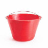 Plastic bucket red