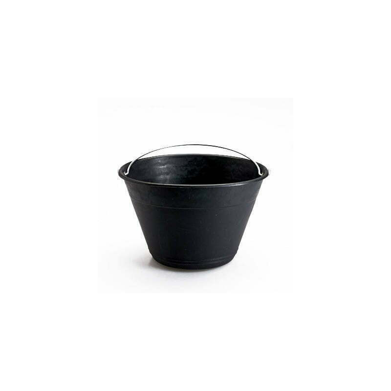 Plastic bucket black