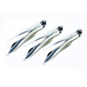 Inox tweezers - set of 3